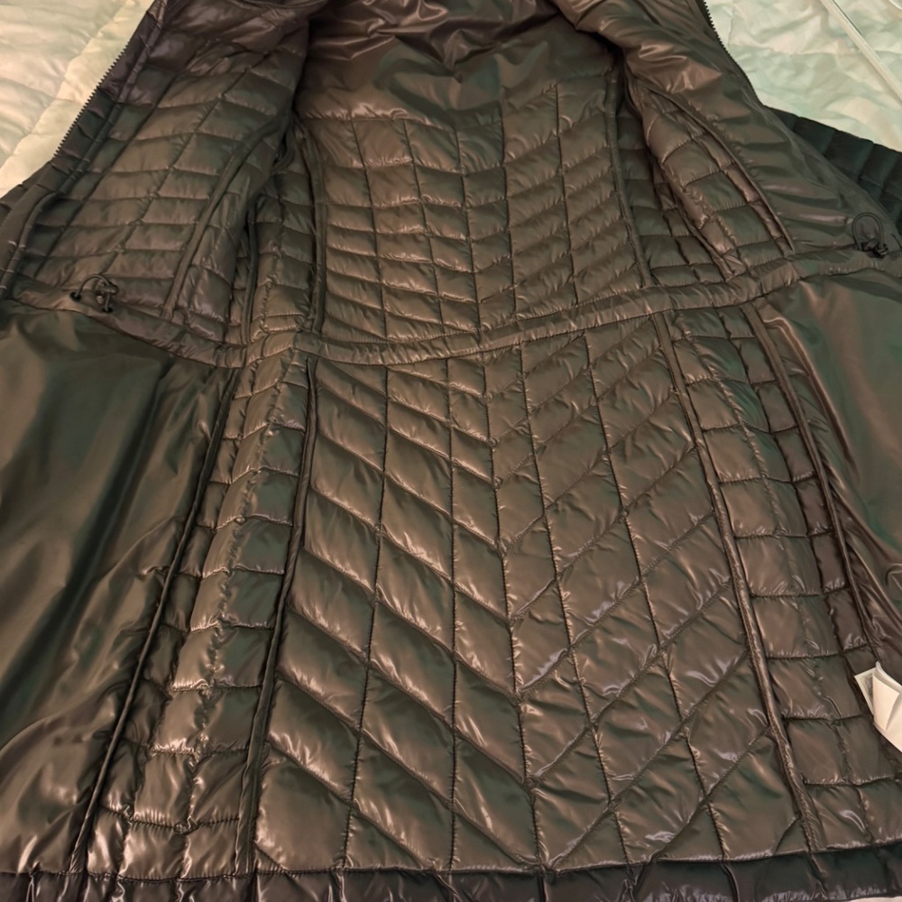 Women North face thermoball parka jacket hoodie xs in camo green - Picture 6 of 9